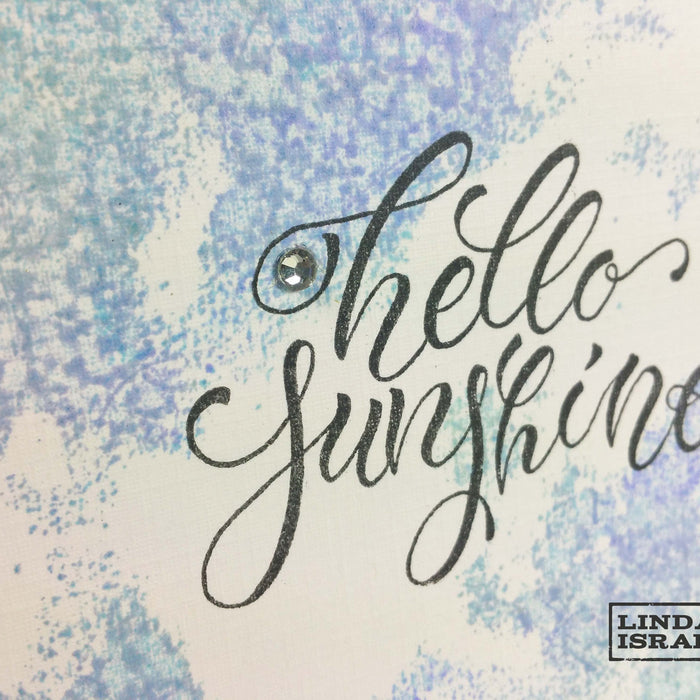 Hello Sunshine A Watercolor Card