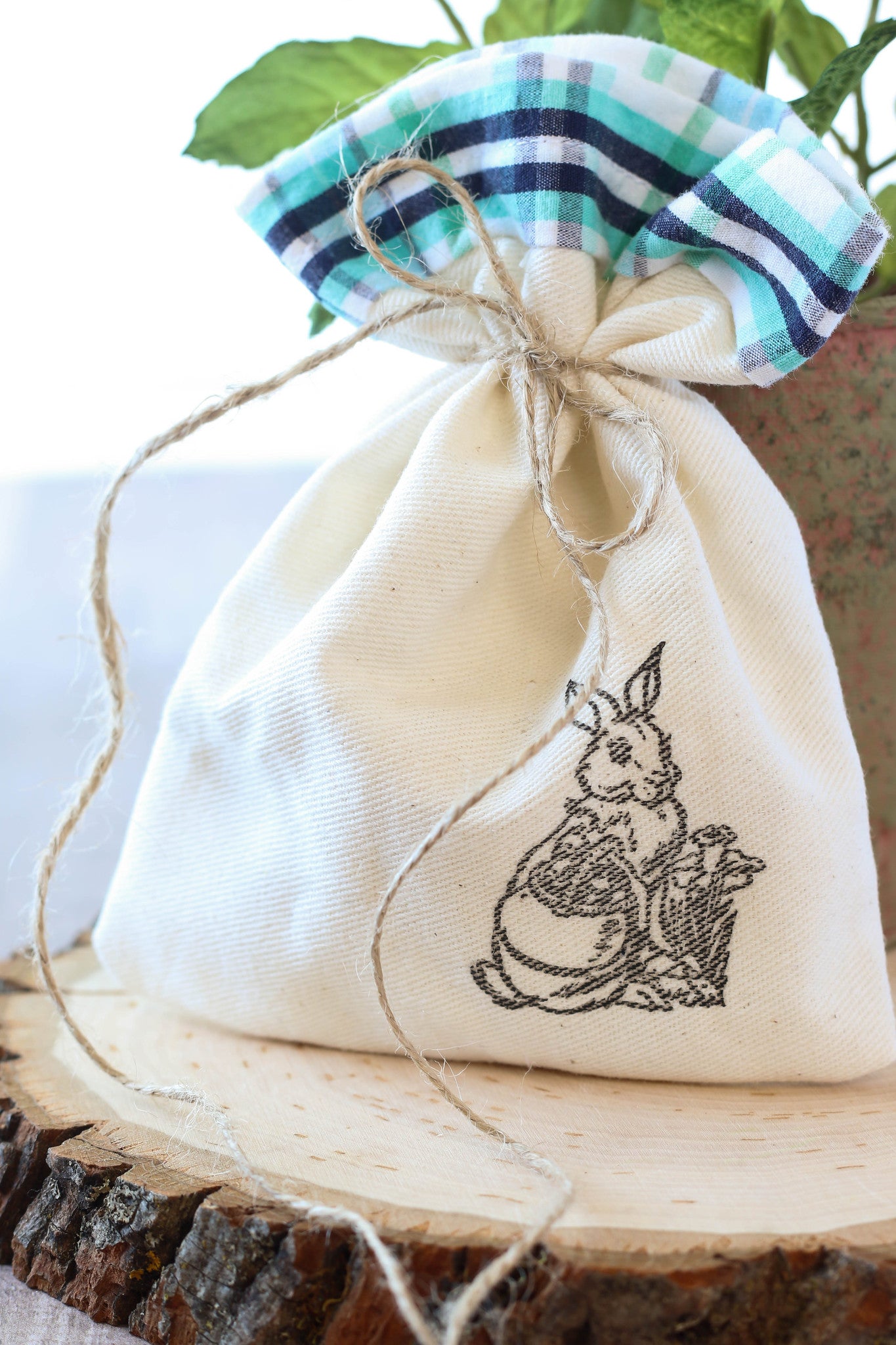 March Stamp Club- Canvas Easter Bags