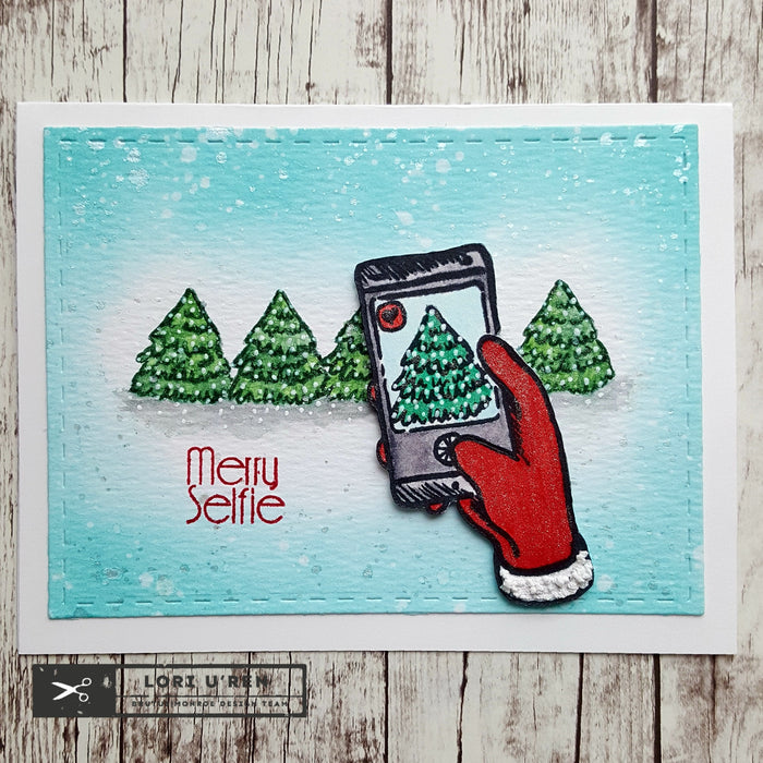 Merry Selfie Christmas Card