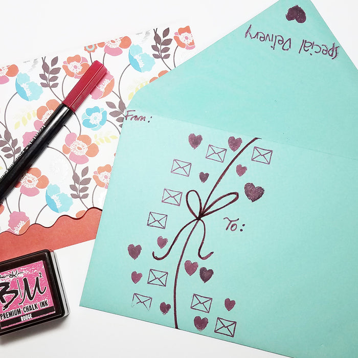 2 Ways to Use Patterned Cards with Stamps