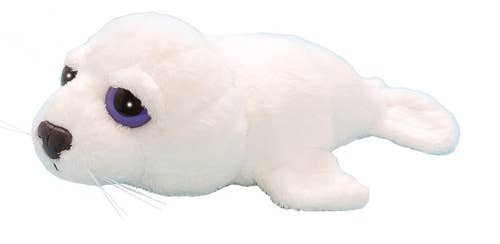 Li'l Peepers White Seal Plush 6"