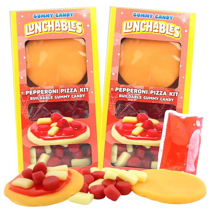 Gummy Lunchable Pizza