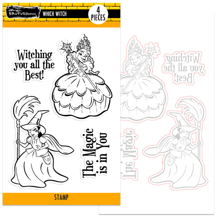 Which Witch Stamp & Die Combo