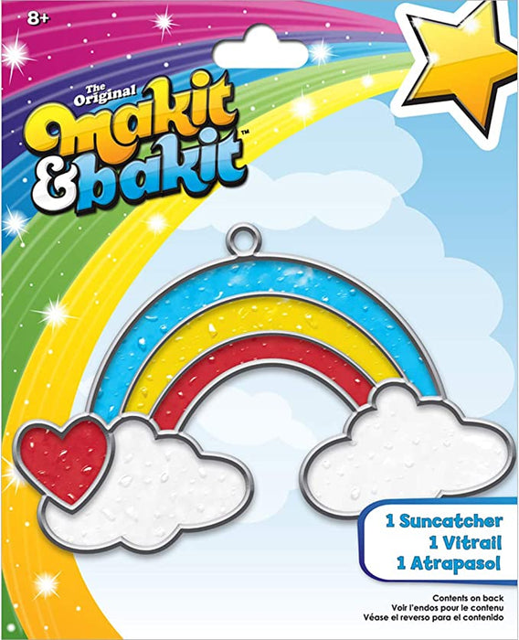 Colorbok TB-66597 Makit and Bakit Suncatcher Kit, Rainbow with Clouds