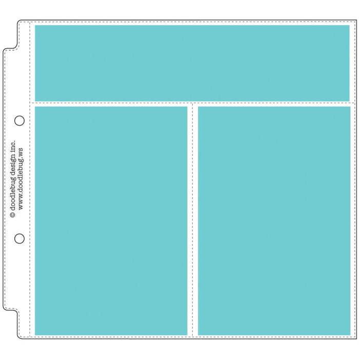 Doodlebug Page Protectors 8"X8" | 12/ Pages
