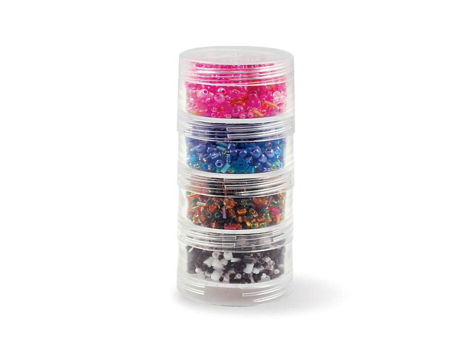 Screw-Stack Canisters | 4 Jar | 1 7/8"x1"
