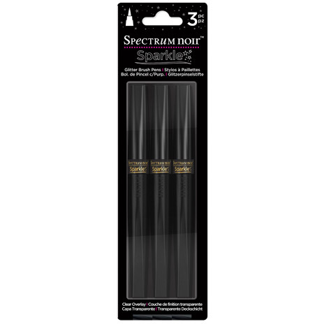 Spectrum Noir™ Topcoat Sparkle Pens - Clear Overlay - 3 pieces