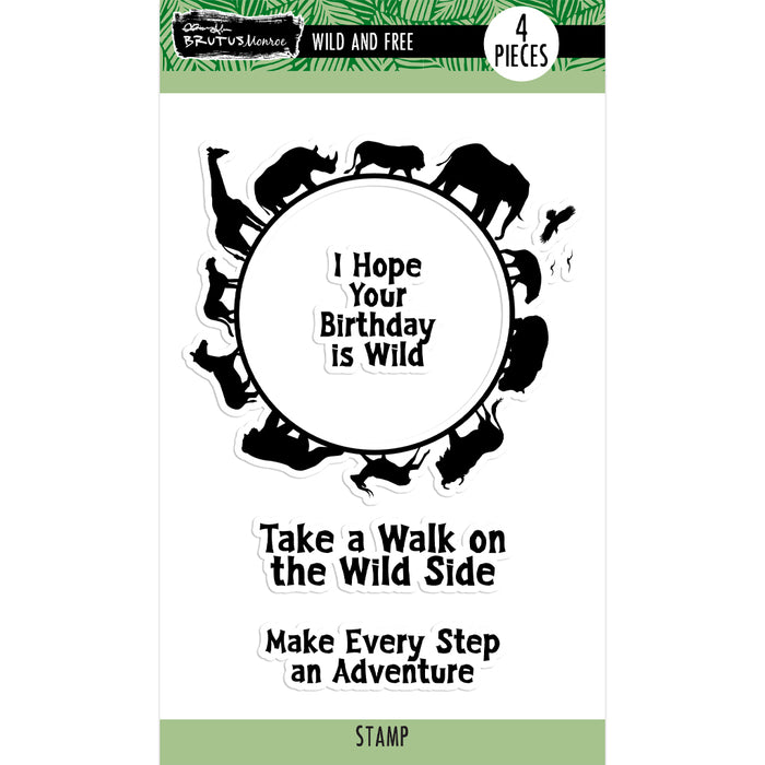 Wild and Free 4x6 Stamp Set