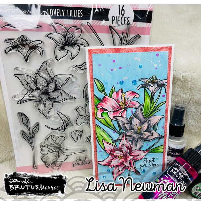 Lovely LIllies 6x8 Stamp Set