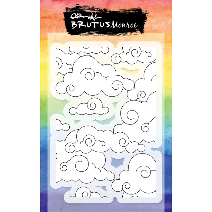 Spiral Cloud - 4x6 Stamp