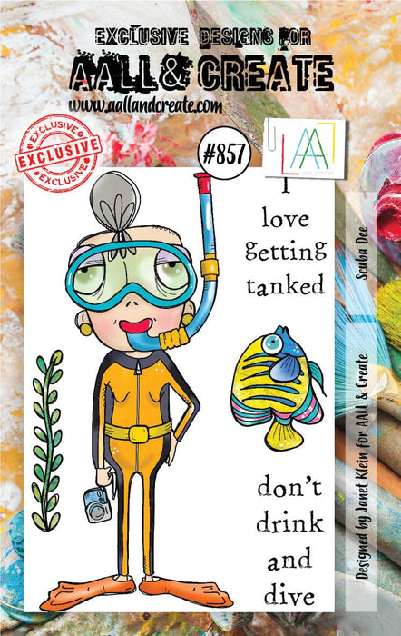 AALL and Create Stamp Set - 857 - Scuba Dee
