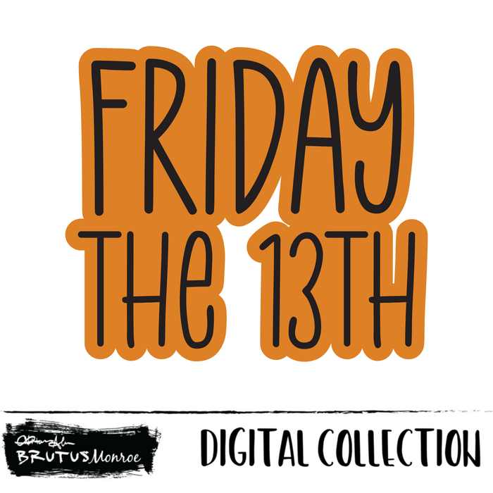 Friday the 13th | Digital Cut File