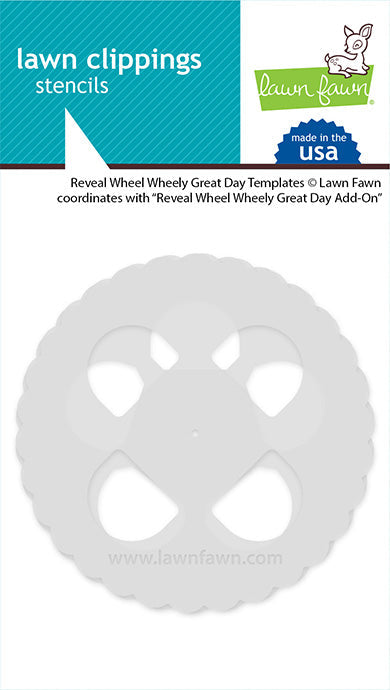 Lawn Fawn | Lawn Clippings | Reveal Wheel Wheely Great Day Template