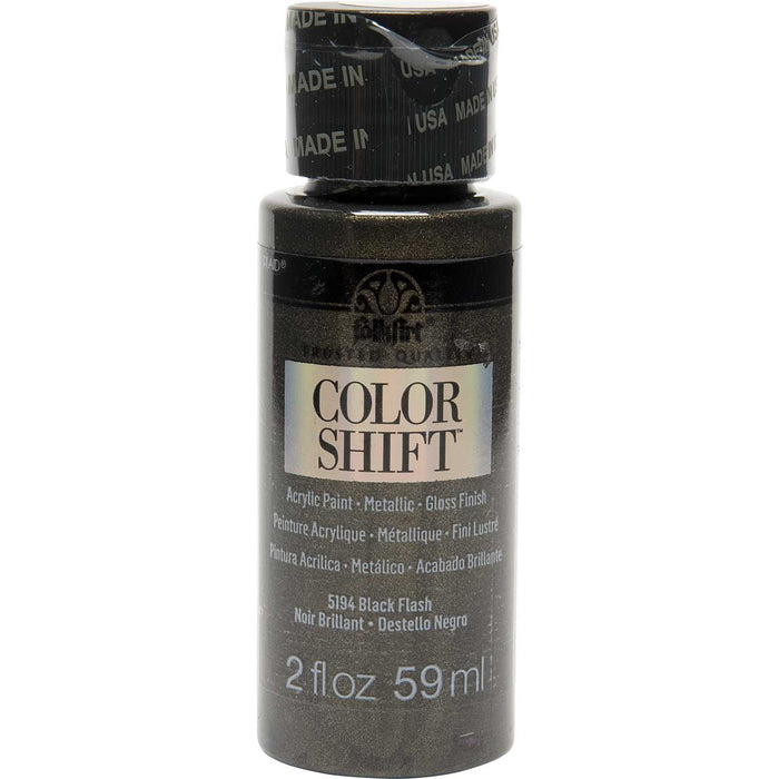 FolkArt - Color Shift Acrylic Paint - Black Flash
