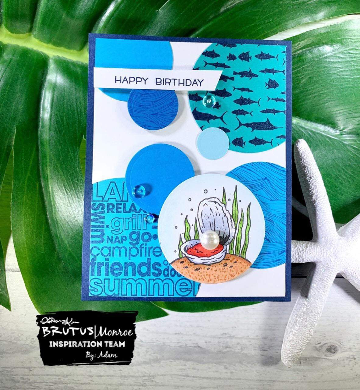 Stamp Club - July — birthday card