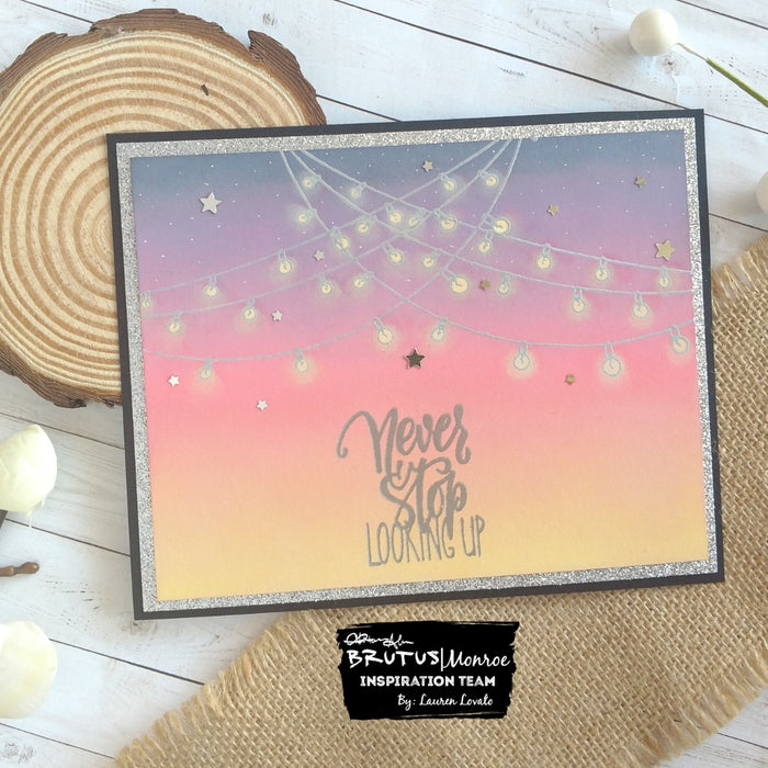 Ink blending With String Lights