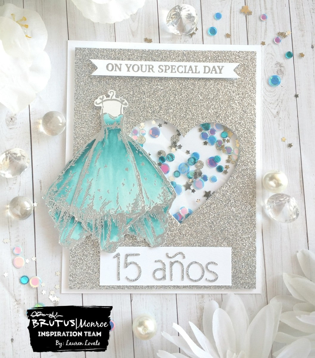 Special Day Dress Card for Quineañera