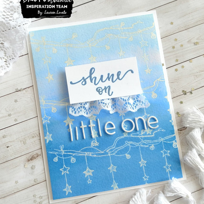 Baby Shower String Lights Cards