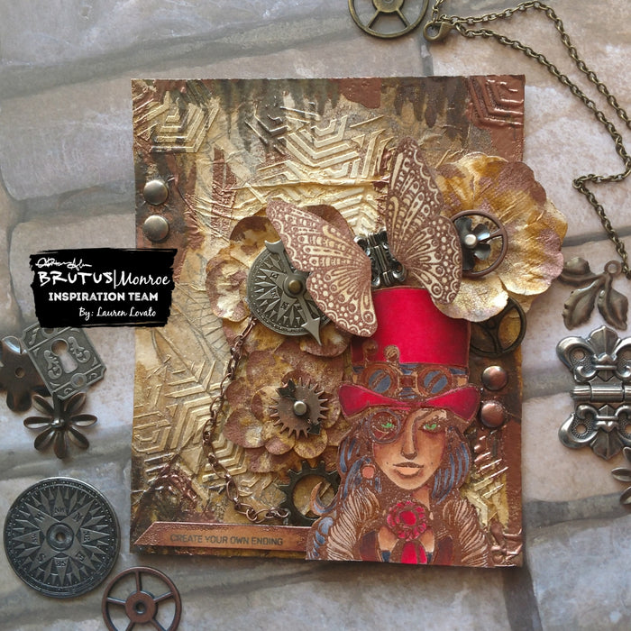 Steampunk Mixed Media Card