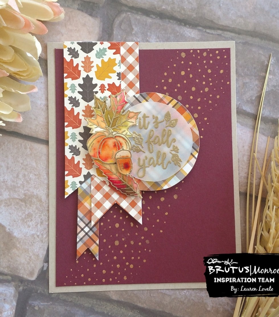Fall Y'all With Patterned Papers
