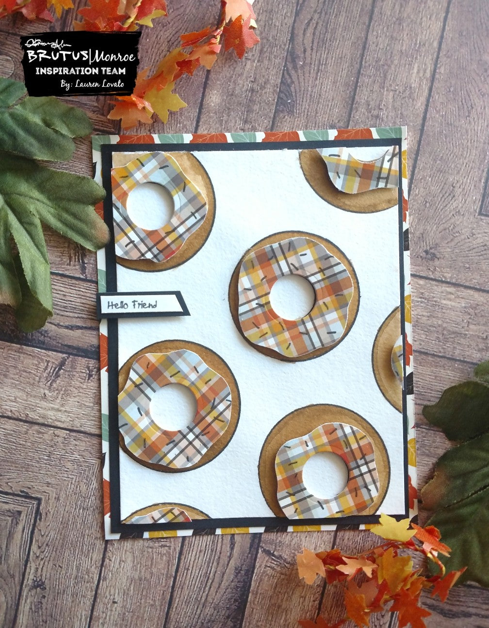 Patterned Paper Donuts