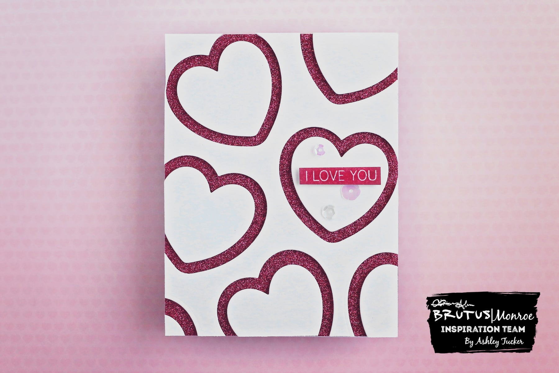 Die Cut Hearts Valentine | Cards with Ashley