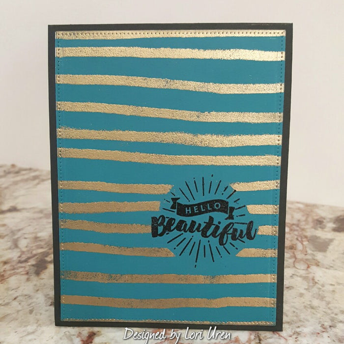 Stencil Embossing