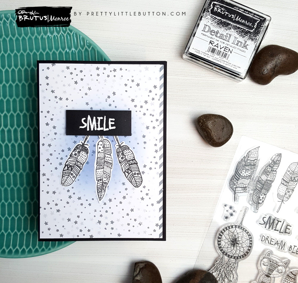Smile - Second generation stamped background