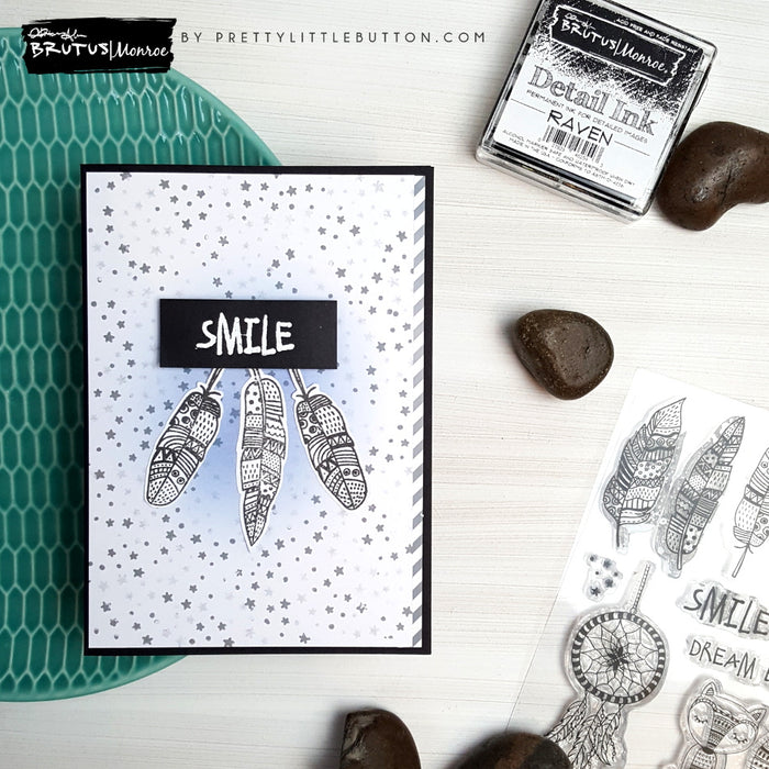 Smile - Second generation stamped background