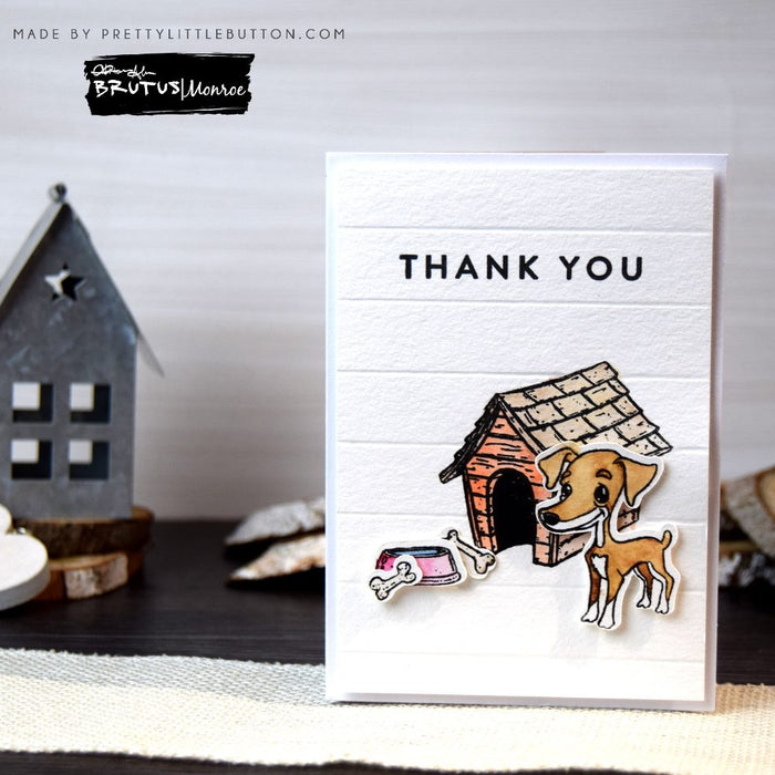 CAS: Brutus Thank you card