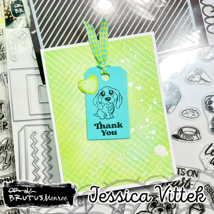 Stripes Stencil Background