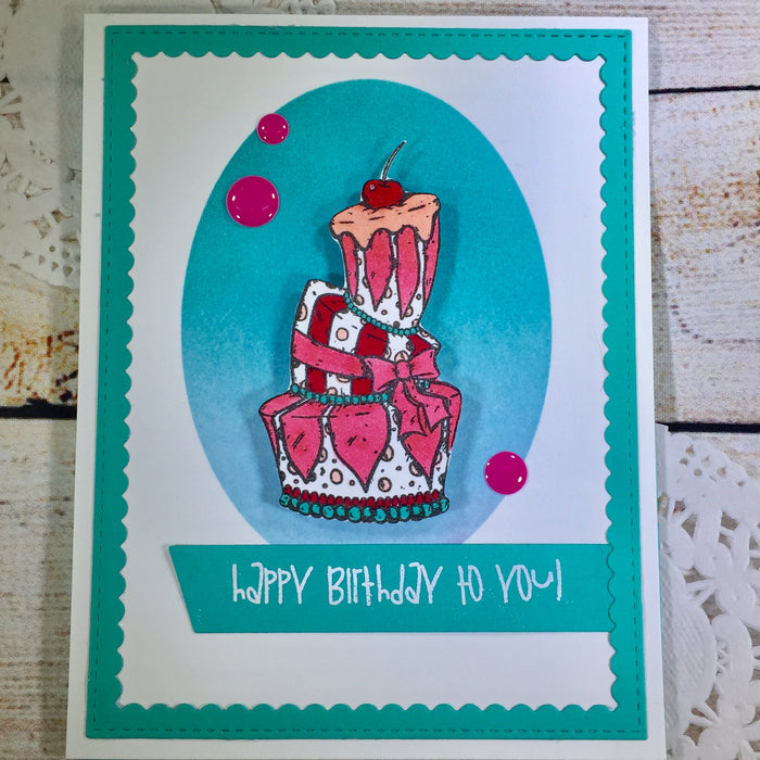 Let’s Eat Cake Card using Simple Blend