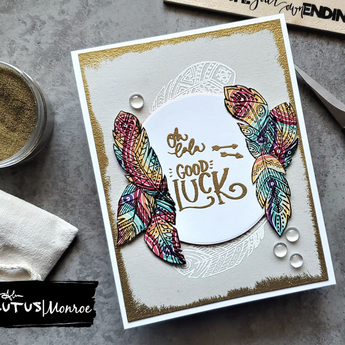 Embossing Powder Details, Oh lala!