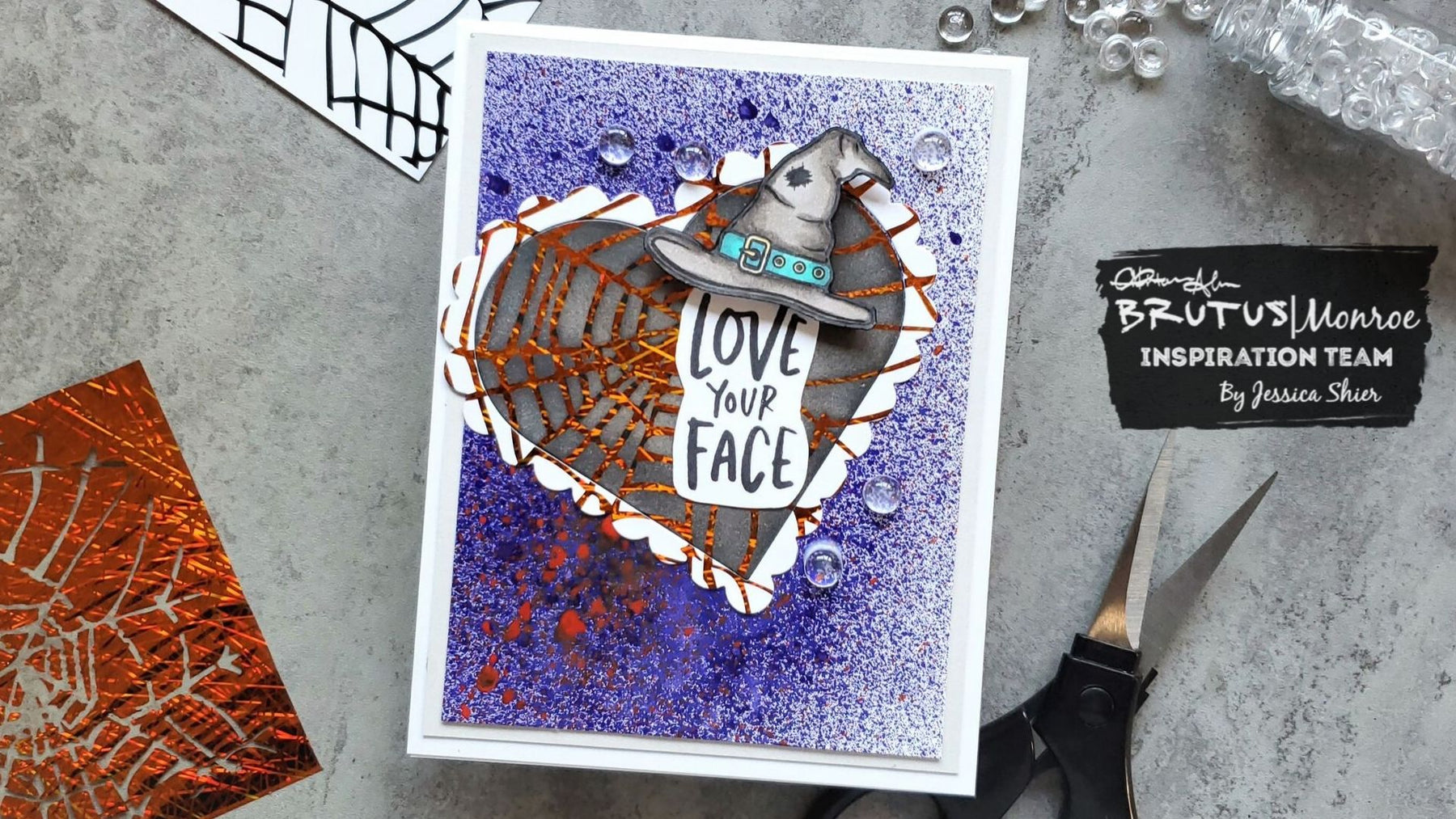 Love Your Face Halloween Card