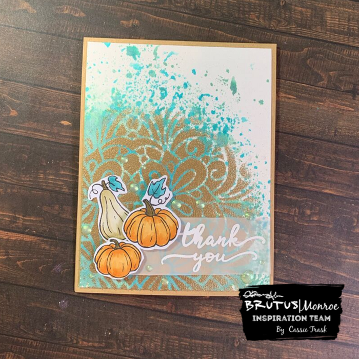 Embossing Through a Stencil