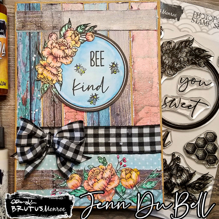 Bee Kind Watercolor Card by Jenn DuBell