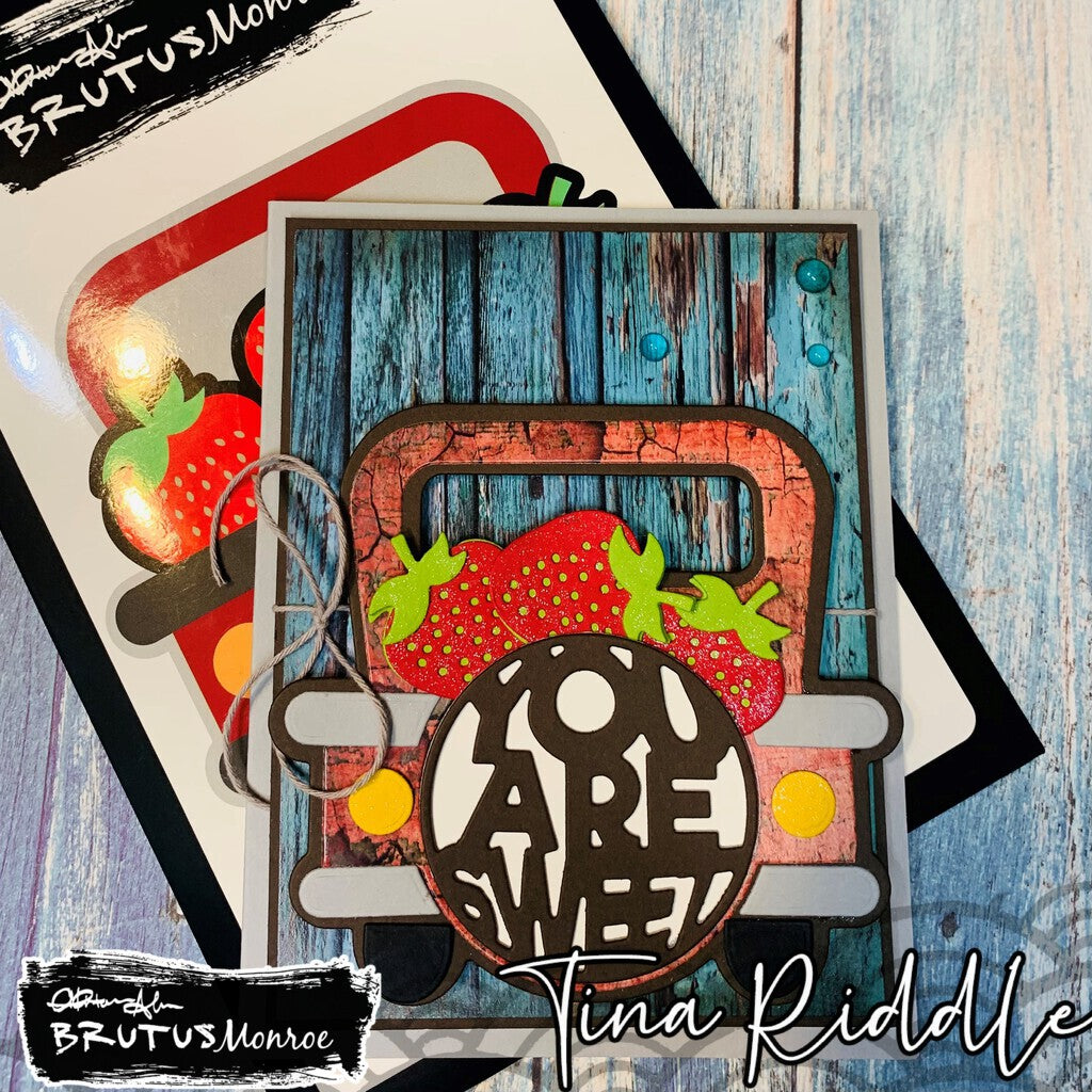 You are Sweet Card with Pick Up Lines Die Set