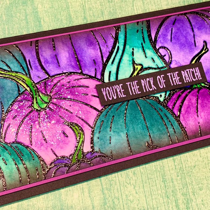 Purples and Greens  and Teals - oh my!