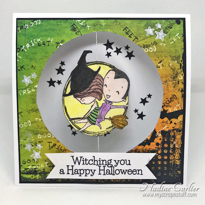 Brutus Monroe True Love Halloween Spinner Card by Nadine Carlier