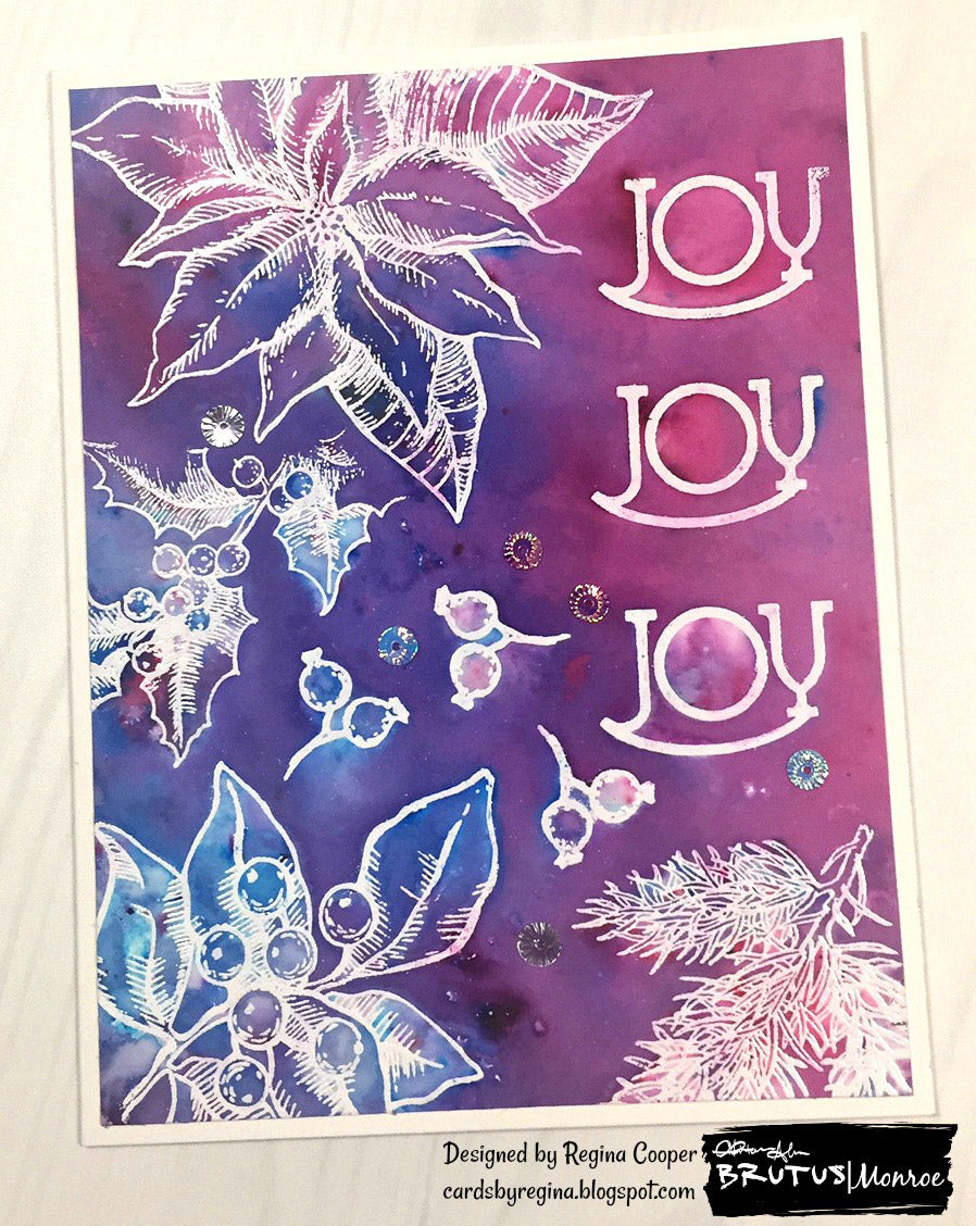 Comfort and Joy Stamp Set with Colorburst