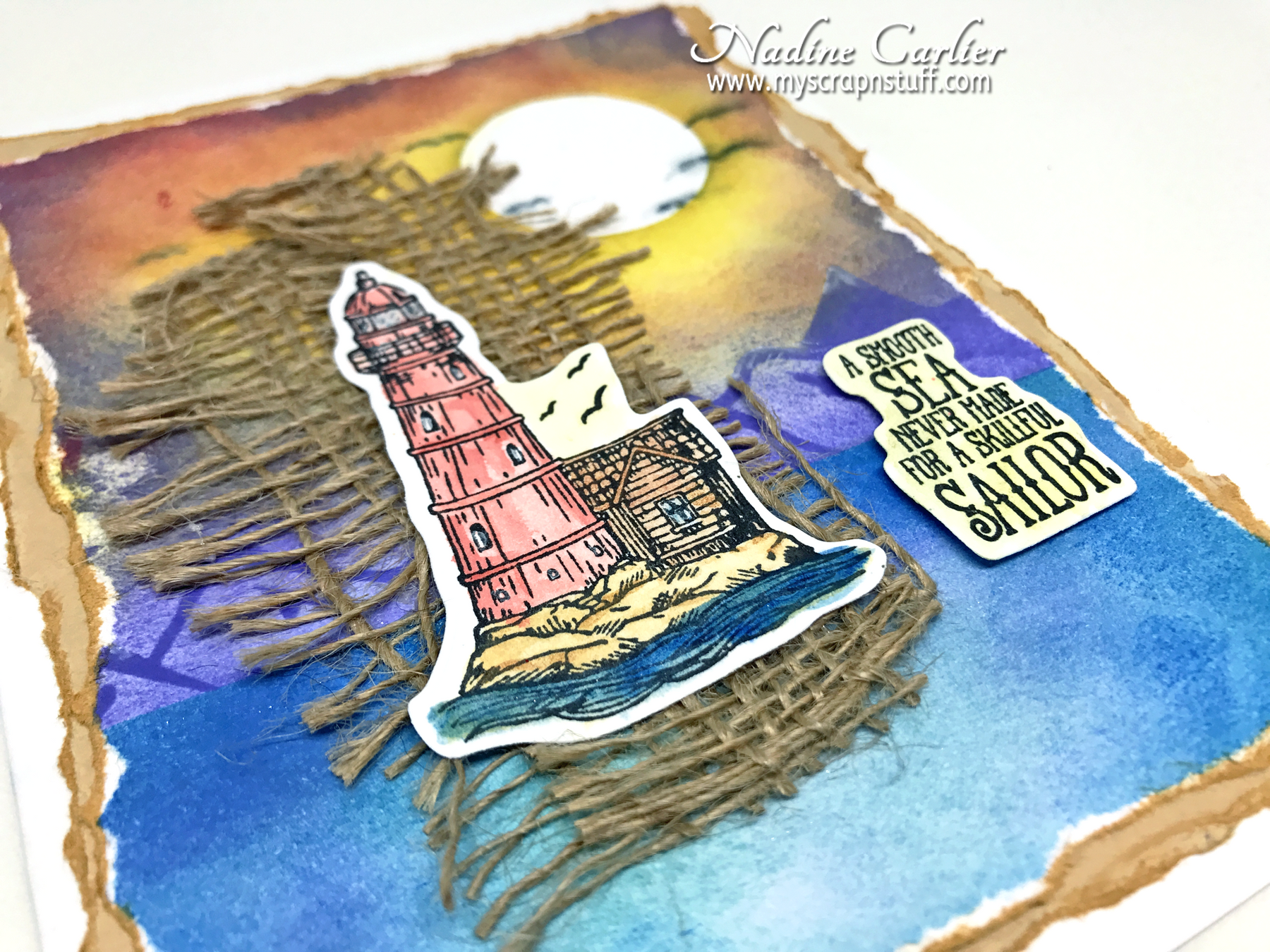 Sand Dune Stamp & Die Set Card
