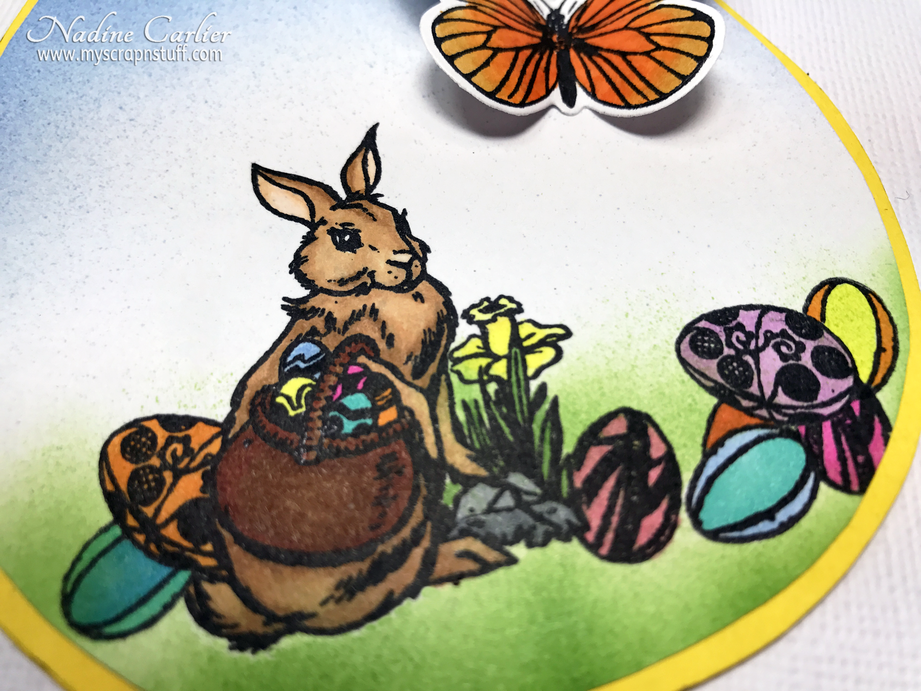 Easter Blessings March Stamp Club Inspiration by Nadine Carlier