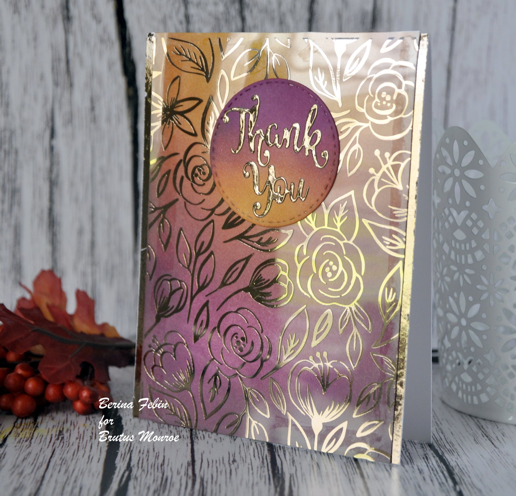 Fall Color Theme with Foiling