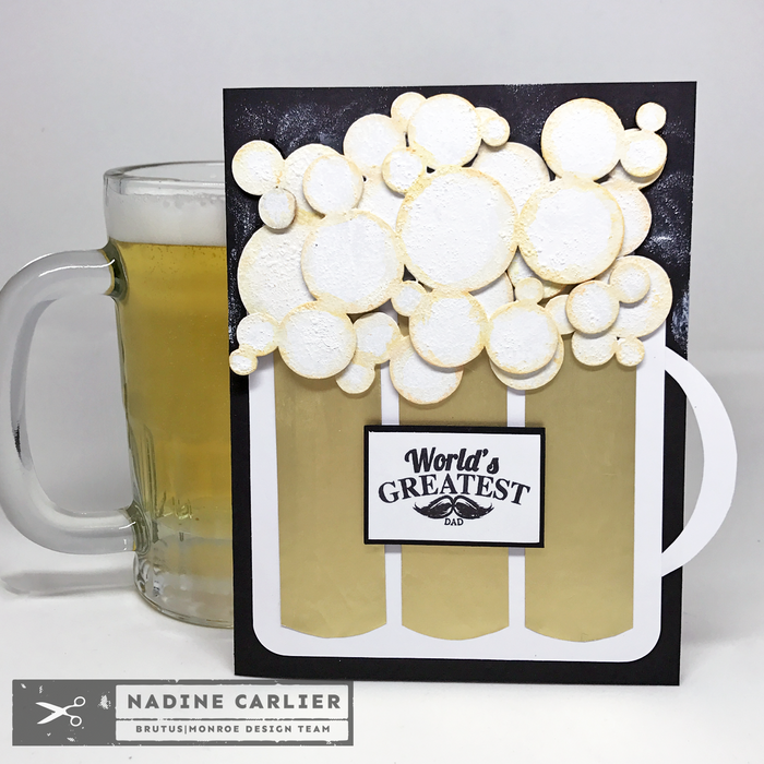 A Nice Cold Beer Father's Day Card by Nadine Carlier