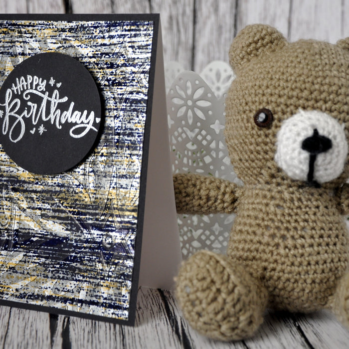 Happy Birthday With Foil