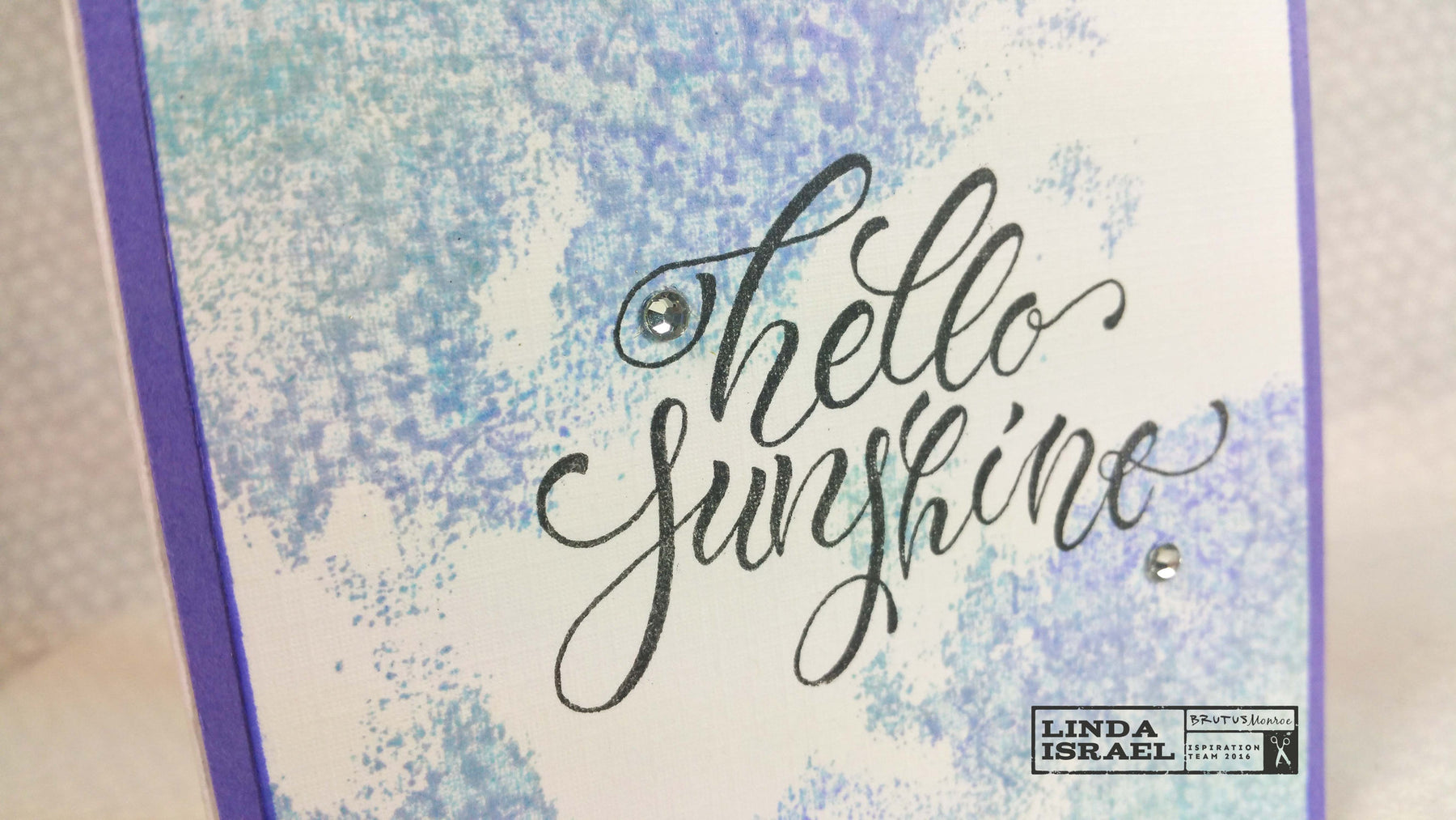 Hello Sunshine A Watercolor Card