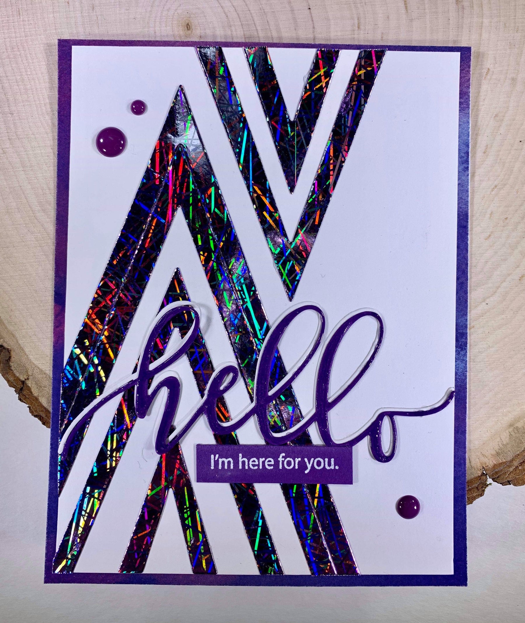 Geometric Foil Background