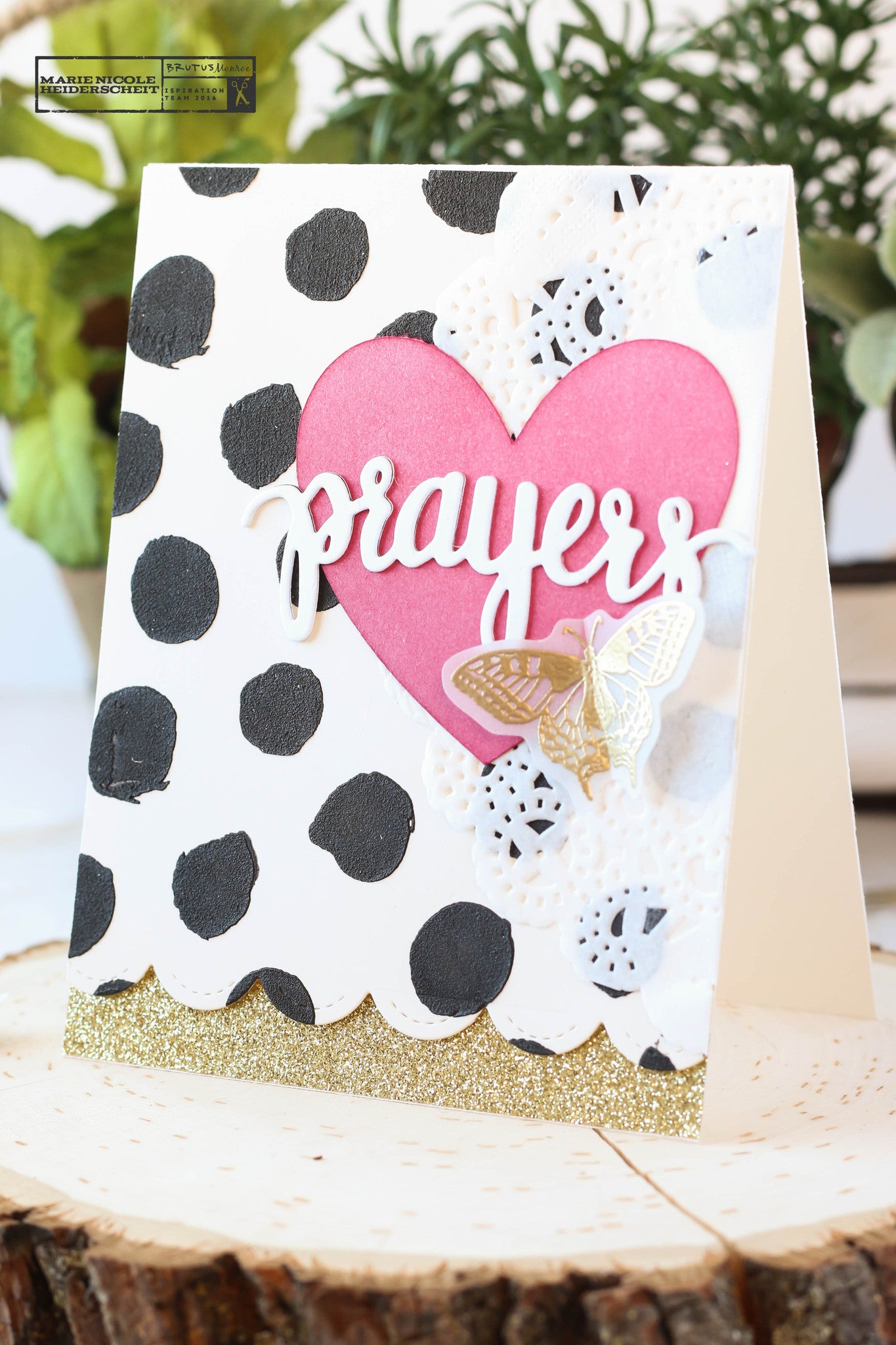 Prayers- Creating a Fun Background with Stencils and Embossing Paste
