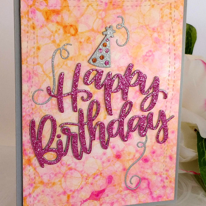 Bubble Backgrounds with Aqua Pigments