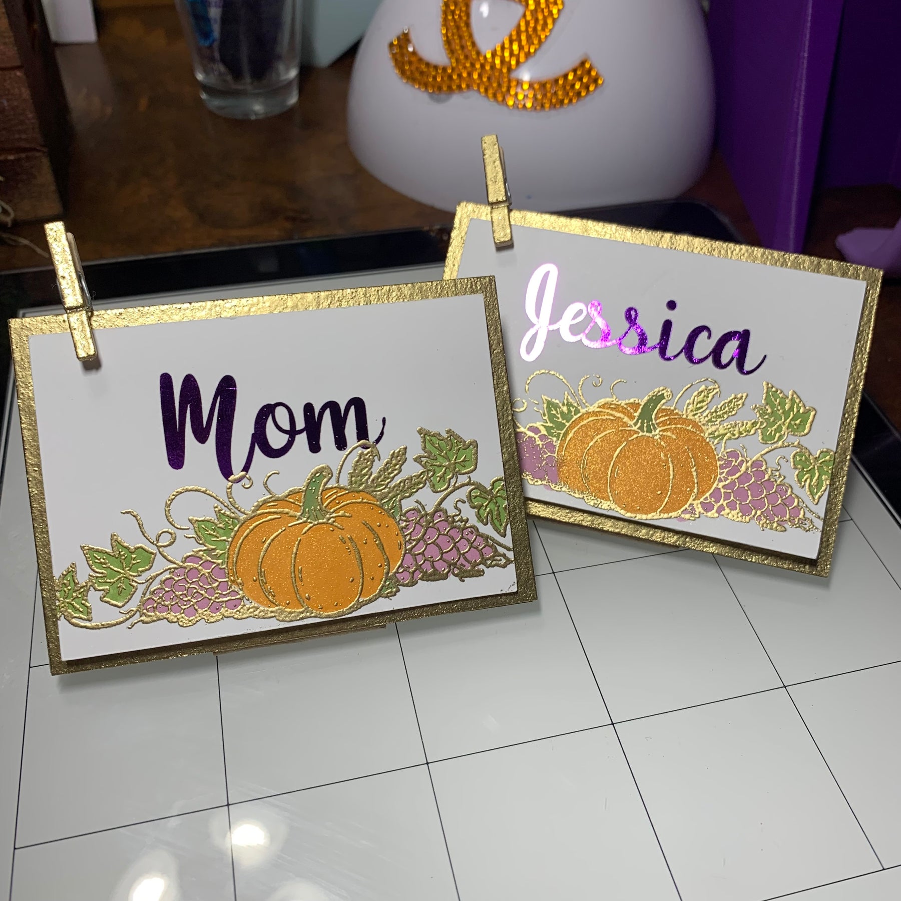 Happy Thanksgiving! ..and some Holiday Placecards